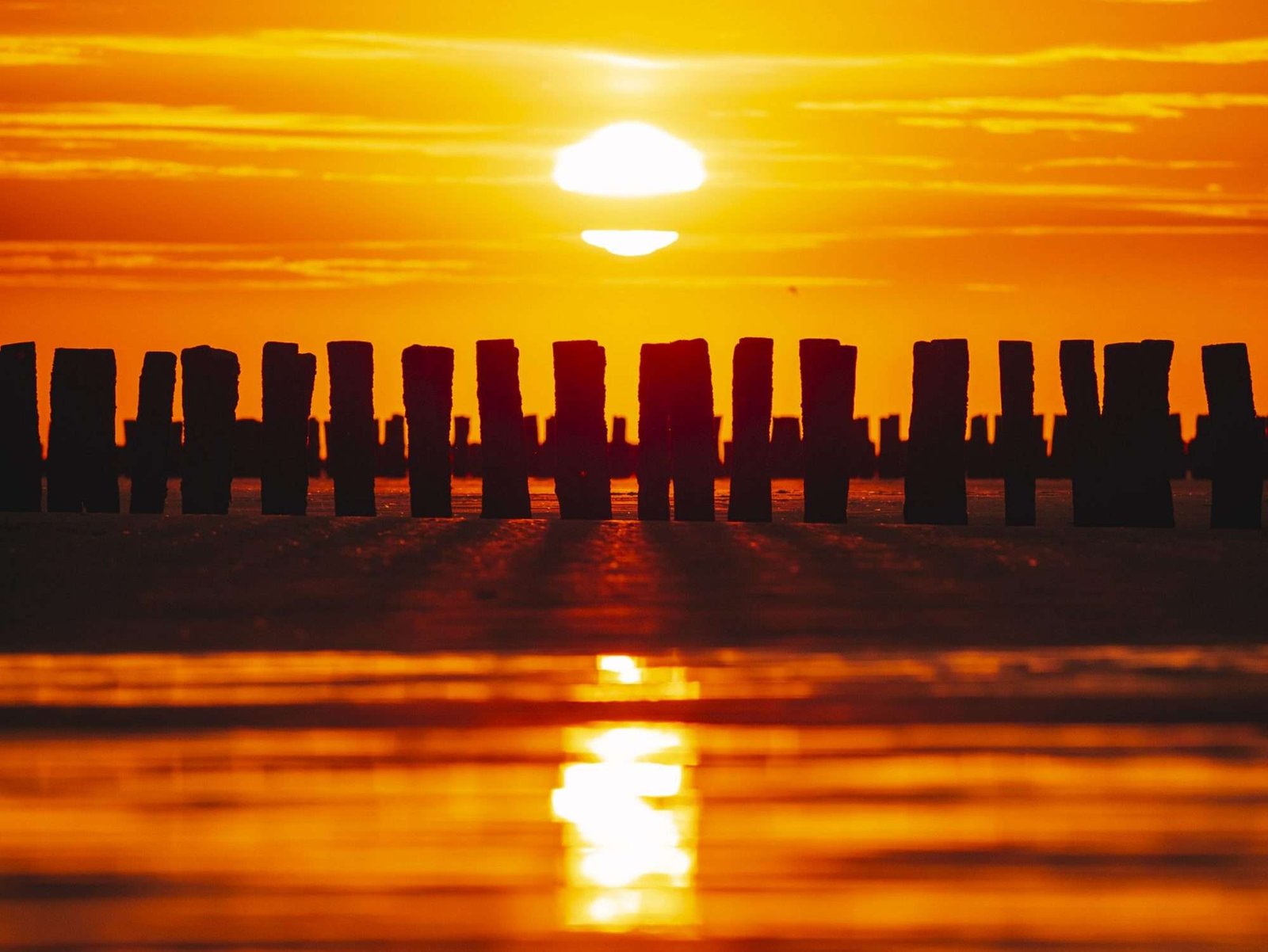 Zonsondergang, Zoutelande, Horizontaal
